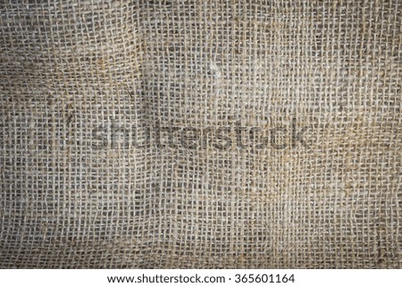 Abstract old sack texture background