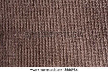 Brown coarse fabric background texture