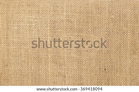 Closed up of Burlap Texture / Pattern, for background