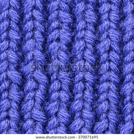 blue knitwear  texture closeup. Useful as background