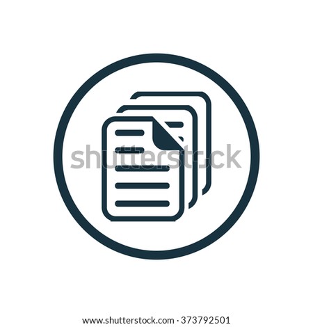 document icon, on white background