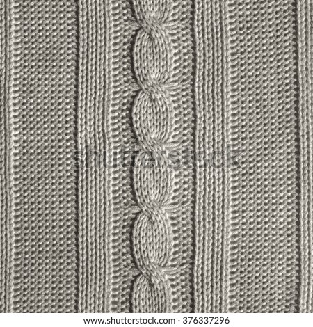 Knitted Wool Background.