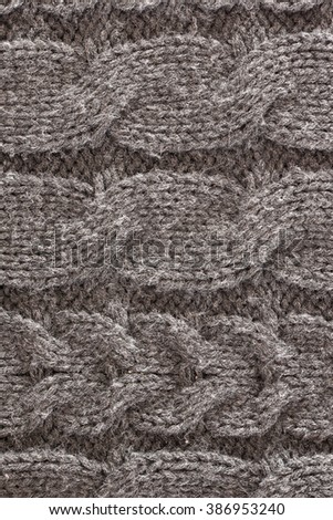Gray Knitted Wool Background/ Gray Knitted Wool Background