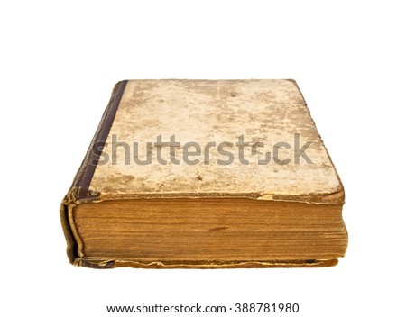 Old book on a white background