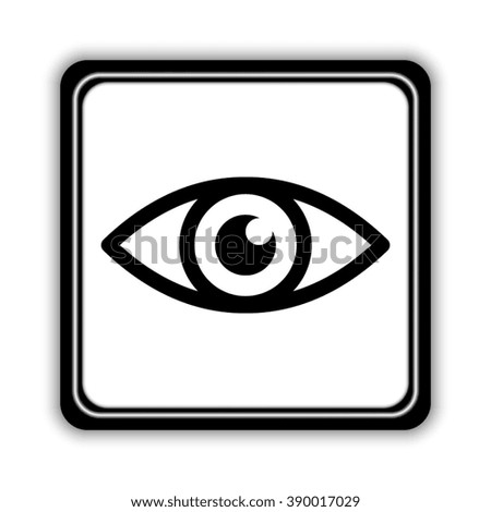 Eye  - black vector icon