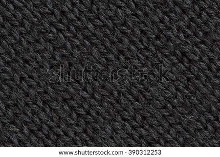 Dark Grey Wool Fabric Texture close up View with diagonal Direction of Threads