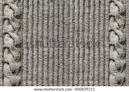 knitted yarn