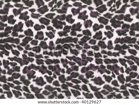 purple leopard fur