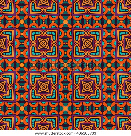 ethnic modern geometric seamless pattern ornament background print design