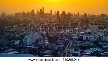 City Scape Bangkok Buildings,Thailand