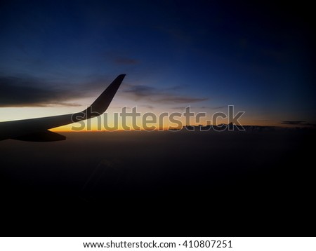 Sunset on the air