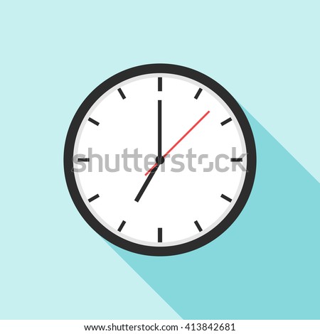 Clock icon. Clock icon eps. Clock icon vector. Element for web design and other purposes.