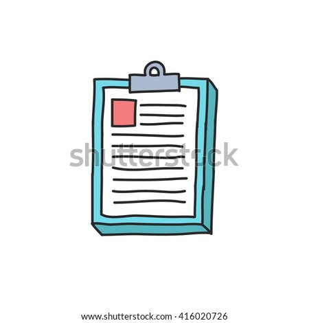 doodle icon. medical history. vector illustration