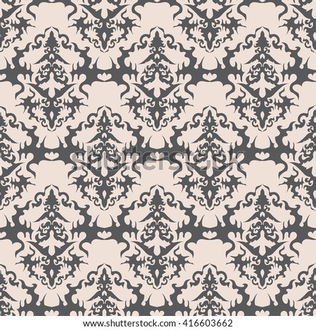Seamless floral pattern background wallpaper abstract elegant vector 