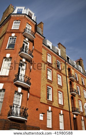 Red Brick Mansion, London A newly renovated typical mansion building in London.