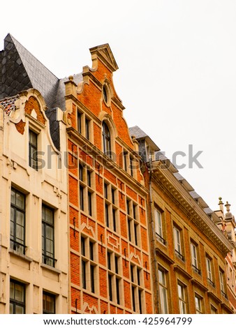 Architecture of Brussels, Belgium.