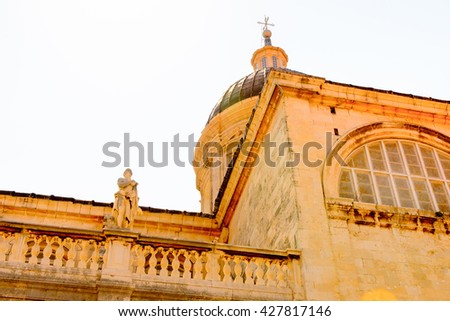 Church of St. Blaise (Sveti Vlaho) in the Old Town of Dubrovnik, Croatia