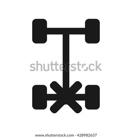 Dashboard icon Vector Illustration on the white background.