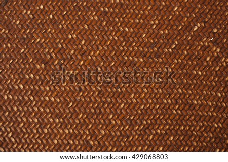 handcraft bamboo woven texture for background