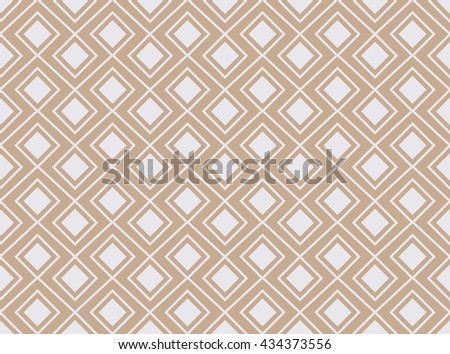 Seamless beige Nordic ornamental pattern vector