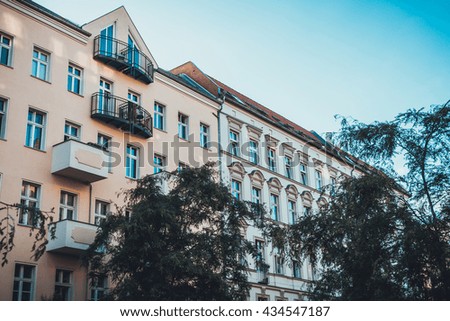 real estate building at prenzlauer berg at berlin