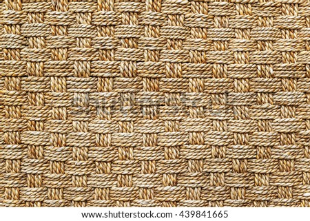 Weave pattern of water hyacinth texture