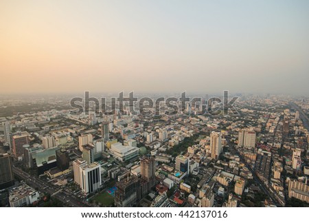 Bangkok sunset, Bangkok city, Bangkok Thailand, Sunset