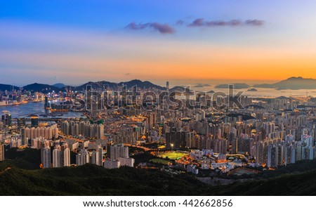 Hong Kong City Skyline
