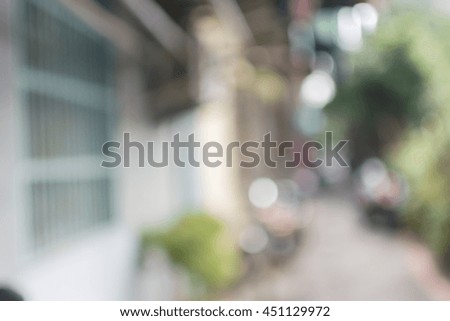 Abstract background of lane in city, shallow depth of focus.