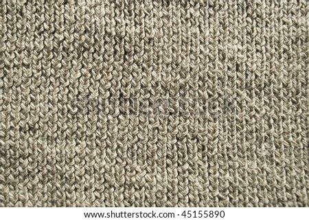 Grey wool knit texture