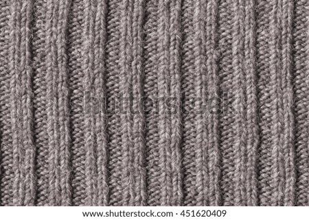 Gray Knitted Wool Background