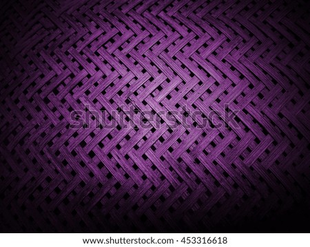 Bamboo weave pattern texture and background. purple color