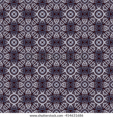 Abstract seamless pattern in ethnic style. Vector illustration.