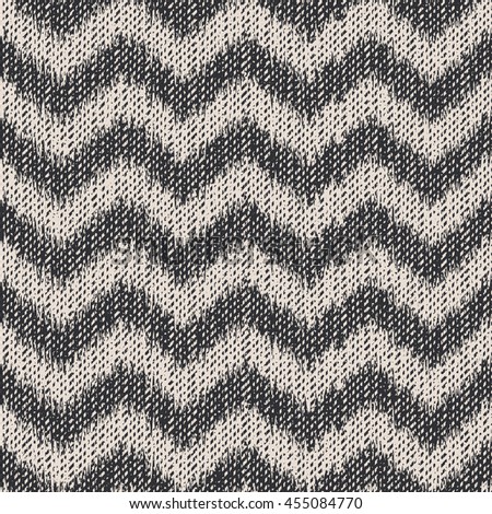 Abstract noisy flecked zigzag textured background. Seamless pattern.