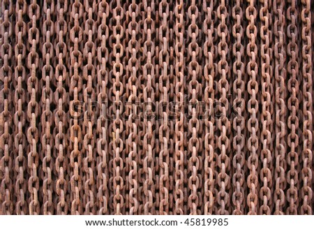 Old rusty chains (background)
