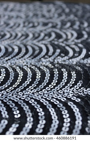 Textured Silver Sequin Background