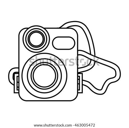video camera film handy icon vector illustration design