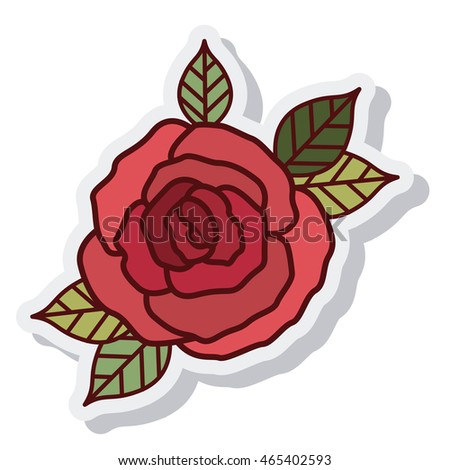 flower decoration isolated icon vector illustration design