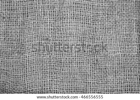 Gray sackcloth textured for background.