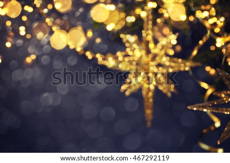 Blurred Christmas background 
