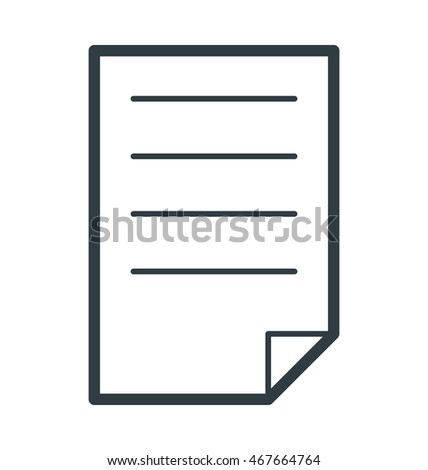 Document Colored Vector Icon