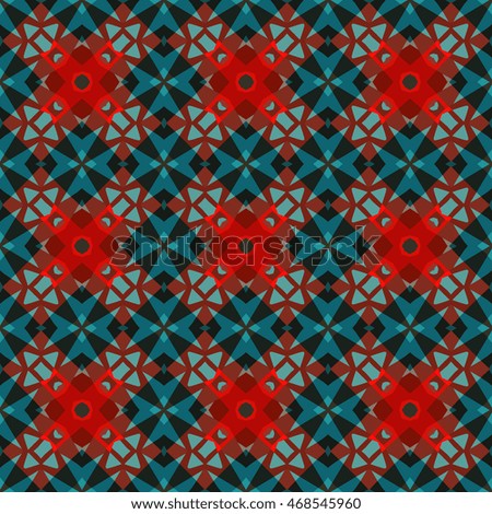 The endless texture.Vector ornaments. Abstract  geometric illustration. Pattern for UI-design, corporate style,  party invitation, greeting cards.