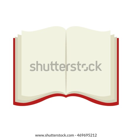 book notebook pages study learn knowledge text university vector illustration isolated