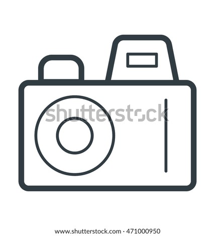 Camera Colored Vector Icon 