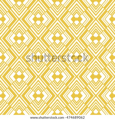 Abstract seamless pattern of yellow color for wallpapers and background.