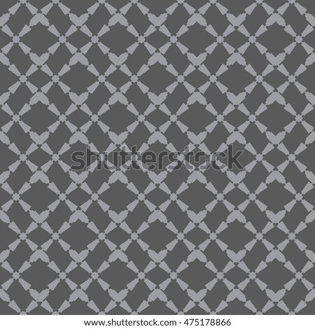 Gray abstract background, striped textured geometric seamless pattern