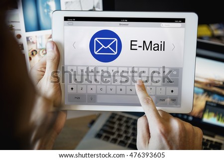 E-Mail Global Communications Networking Connection Technology Concept