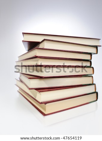 books stacked