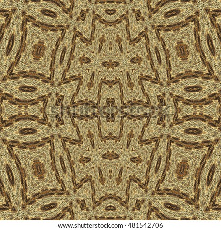 Kaleidoscopic wallpaper pattern or background, oriental or arabic pattern.