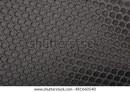 Close up of grey textured synthetical background